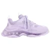 Sapatilha Triple S «Sola Transparente – Lilás Claro» 544351W2GA15890