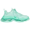 Sapatilha Triple S «Sola Transparente – Menta» 544351W2GA14500