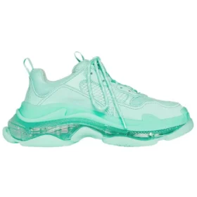 Sapatilha Triple S «Sola Transparente – Menta» 544351W2GA14500