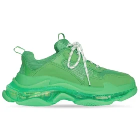 Sapatilha Triple S «Sola Transparente Verde» 541624W2GA13510