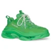 Sapatilha Triple S «Sola Transparente Verde» 541624W2GA13510