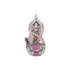 Sapatilhas 3XL «Branco, cinzento e rosa, malha e poliuretano» 734731W3XL59050