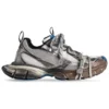 Sapatilhas 3XL «Worn Out Grey White and Blue Mesh and Polyurethane» 734731W3XL71214