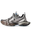 Sapatilhas 3XL «Worn Out Grey White and Blue Mesh and Polyurethane» 734734W3XL71214