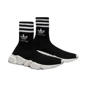 Sapatilhas Balenciaga x adidas Originals Speed «Black White» 711198WBDV11090