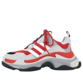 Sapatilhas Balenciaga x adidas Triple S «Branco, cinzento e vermelho» 712821W2ZB46121