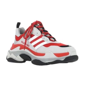Sapatilhas Balenciaga x adidas Triple S «Branco, cinzento e vermelho» 712821W2ZB46121