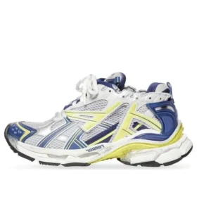 Sapatilhas de corrida «Branco, azul e amarelo, malha e nylon» 677403W3RB59174 Sapatilhas de corrida «Branco, azul e amarelo, malha e nylon» 677403W3RB59174