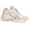 Sapatilhas de corrida «Branco, malha laranja fluorescente e nylon» 677403W3RBM9770