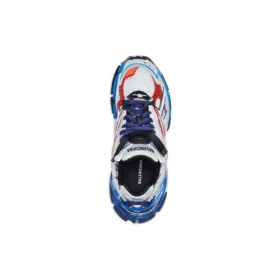 Sapatilhas de corrida «Cinza, azul e vermelho em malha e nylon» 677403W3RB61264