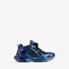 Sapatilhas de corrida iridescentes para homem em azul
