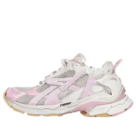 Sapatilhas de corrida «Malha e nylon rosa bebê branco» 677403W3RB39059