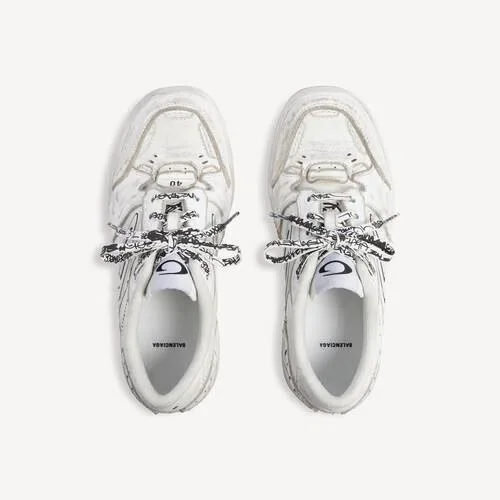 Sapatilhas femininas «Hamptons» com efeito desgastado médio, em branco Sapatilhas femininas «Hamptons» com efeito desgastado médio, em branco