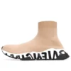 Sapatilhas Speed Graffiti «Malha bege com sola com grafiti branco e preto» 605942W2DB79791
