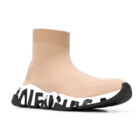 Sapatilhas Speed Graffiti «Malha bege com sola com grafiti branco e preto» 605942W2DB79791
