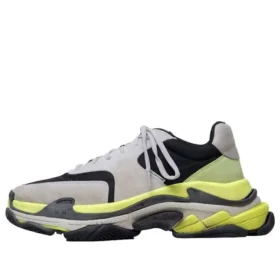 Sapatilhas Triple S «Cinza Claro/Amarelo Néon» 533888W09T21293
