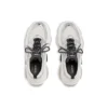 Sapatilhas Triple S «Preto, Branco e Prateado com Espuma Dupla e Malha» 524039W2FWM8191