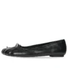 Sapatos anatómicos «Pele de carneiro macia e brilhante preta» 714260WBCW01000