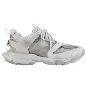 Sapatos “Daddy” com sola transparente Track, cinzento/branco 647742W3BM41200