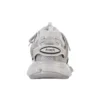 Sapatos “Daddy” com sola transparente Track, cinzento/branco 647742W3BM41200