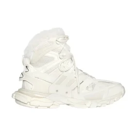 Sapatos de caminhada «Pele sintética bege e branca» 668559W3CQ29700