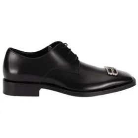 Sapatos de couro Rim Derby «Preto» 712642WA8E11081