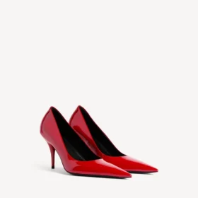 Sapatos de salto alto Avenue para mulher em vermelho cereja
