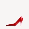 Sapatos de salto alto Avenue para mulher em vermelho cereja