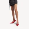 Sapatos de salto alto Avenue para mulher em vermelho cereja