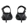 Sapatos de salto alto Cagole com tiras traseiras de 70 mm «Preto» 714251WAD4E1081