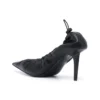 Sapatos de salto alto com saltos franzidos de 80 mm «Preto» 636612WA2M01000