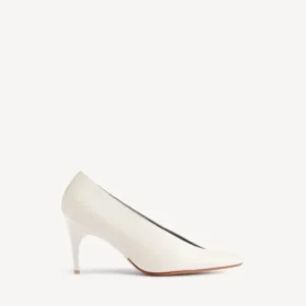 Sapatos de salto alto «Duchesse» para mulher em branco neve