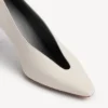 Sapatos de salto alto «Duchesse» para mulher em branco neve