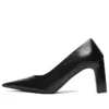 Sapatos de salto alto “Pele de bezerro macia preta” 679184WBC401000