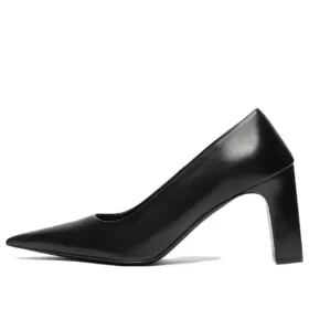 Sapatos de salto alto “Pele de bezerro macia preta” 679184WBC401000