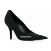 Sapatos de saltos Knife Knit 80 mm «Preto» 628602W18021090