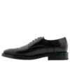 Sapatos Derby com biqueira com logótipo «Preto» 590716WA7201000