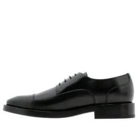 Sapatos Derby com biqueira com logótipo «Preto» 590716WA7201000