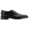 Sapatos Derby com biqueira com logótipo «Preto» 590716WA7201000