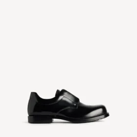 Sapatos Derby confortáveis para homem em preto