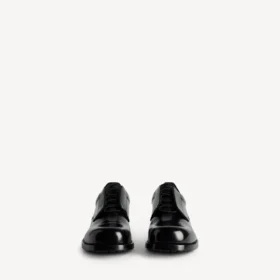 Sapatos Derby confortáveis para homem em preto