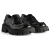 Sapatos Mocassins Tractor «Pele de bezerro lisa preta» 760433WA8E91000