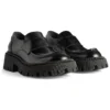 Sapatos Mocassins Tractor «Pele de bezerro lisa preta» 760439WA8E91000
