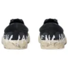 Sapatos Paris de cano baixo e sem atacadores «Washed Black Cotton» 710297W3RR51099