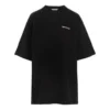 SS21 BB Letter Logo, gola redonda, preta 641655TJV871070