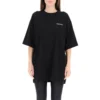 SS21 BB Letter Logo, gola redonda, preta 641655TJV871070