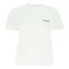 SS21 Camiseta com logótipo, gola redonda e manga curta, Branca 612964TJV879040