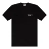 SS21 Camiseta de manga curta com bordado, preta 641655TKV861070