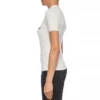 SS21 Camiseta de manga curta com letras, branca 594603TGV479000