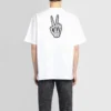 SS21 Drip Peace, corte largo, estampado com sorriso, casual, GS, branco 641675TKVA18639